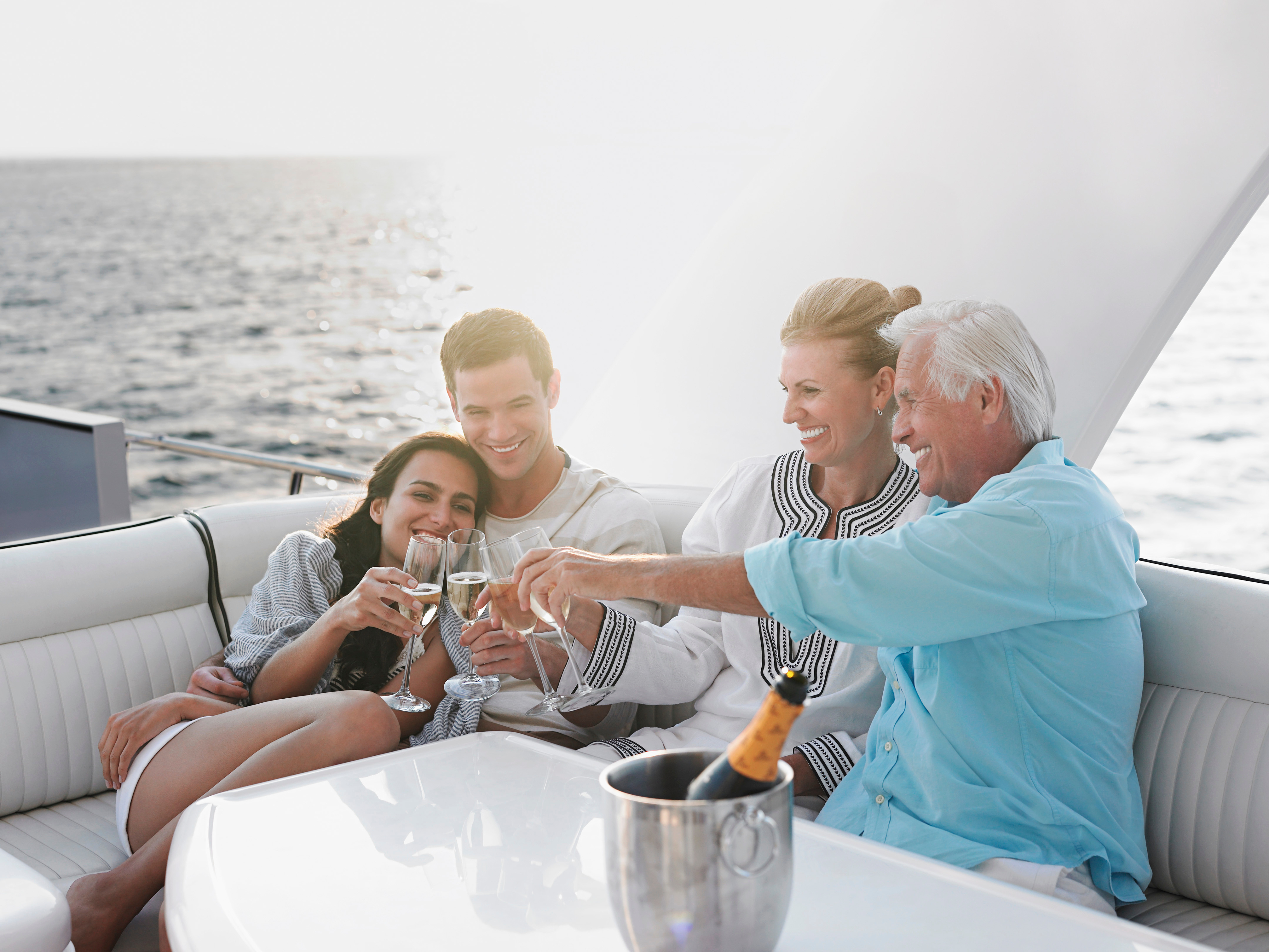 Family discussing leadership transition